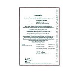 Certificado de calibracion ISO para el TEC 310 